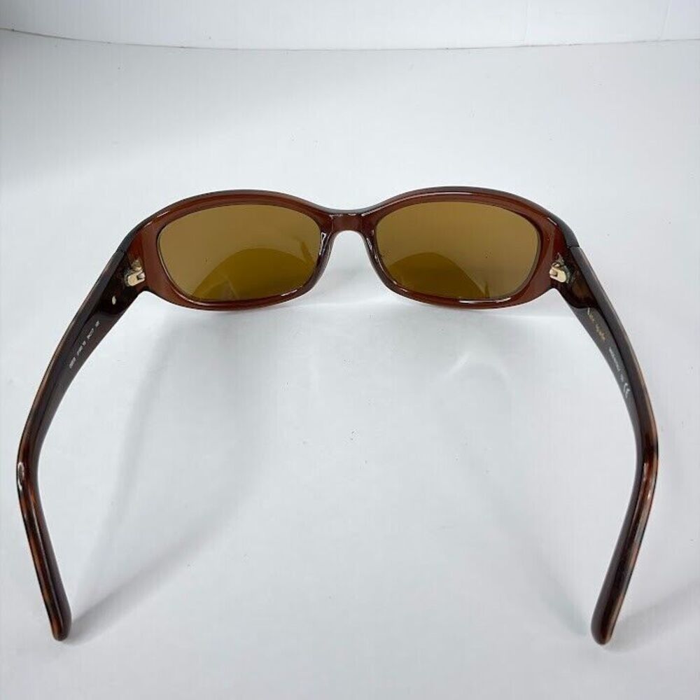 Kate Spade Sunglasses Brown Leopard Rectangle Dee/S 01W0 Frames 54-17 120 Italy - Picture 5 of 9